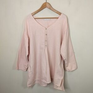 Marc Wear Linen Cotton Oversize Tunic Long Sleeve